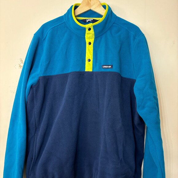 Lands' End Men's Quarter Button Sweater - Picture 1 of 4